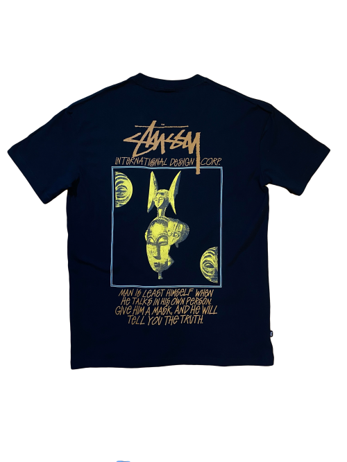 Stussy Masked black t-shirt