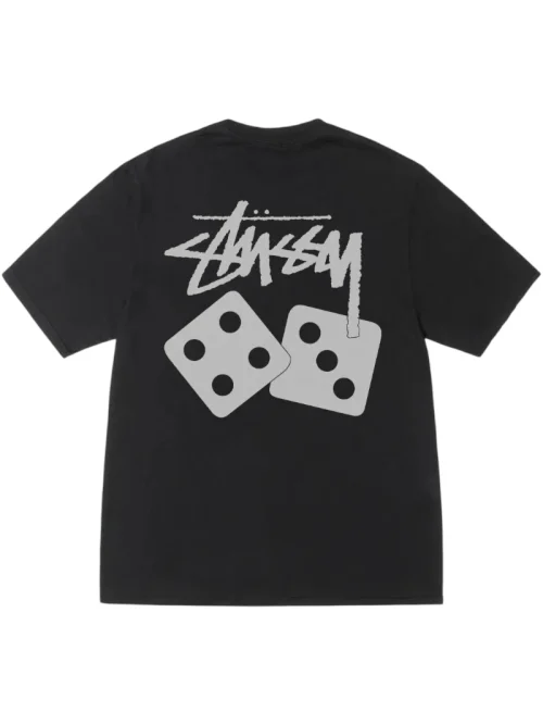 Stussy Dice Pig Dyed tee black