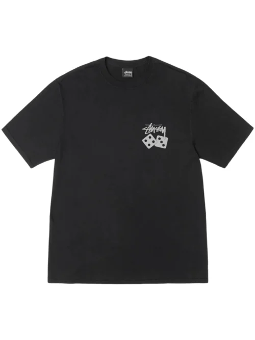 stussy black dice tee